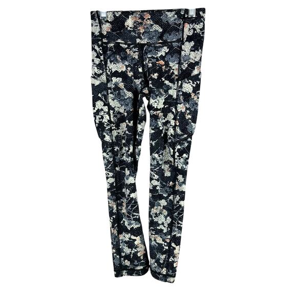 Lululemon Speed Up Crop 21" Spring Bloom Multi Women's Sz 2 Excellent Condition - Picture 4 of 11